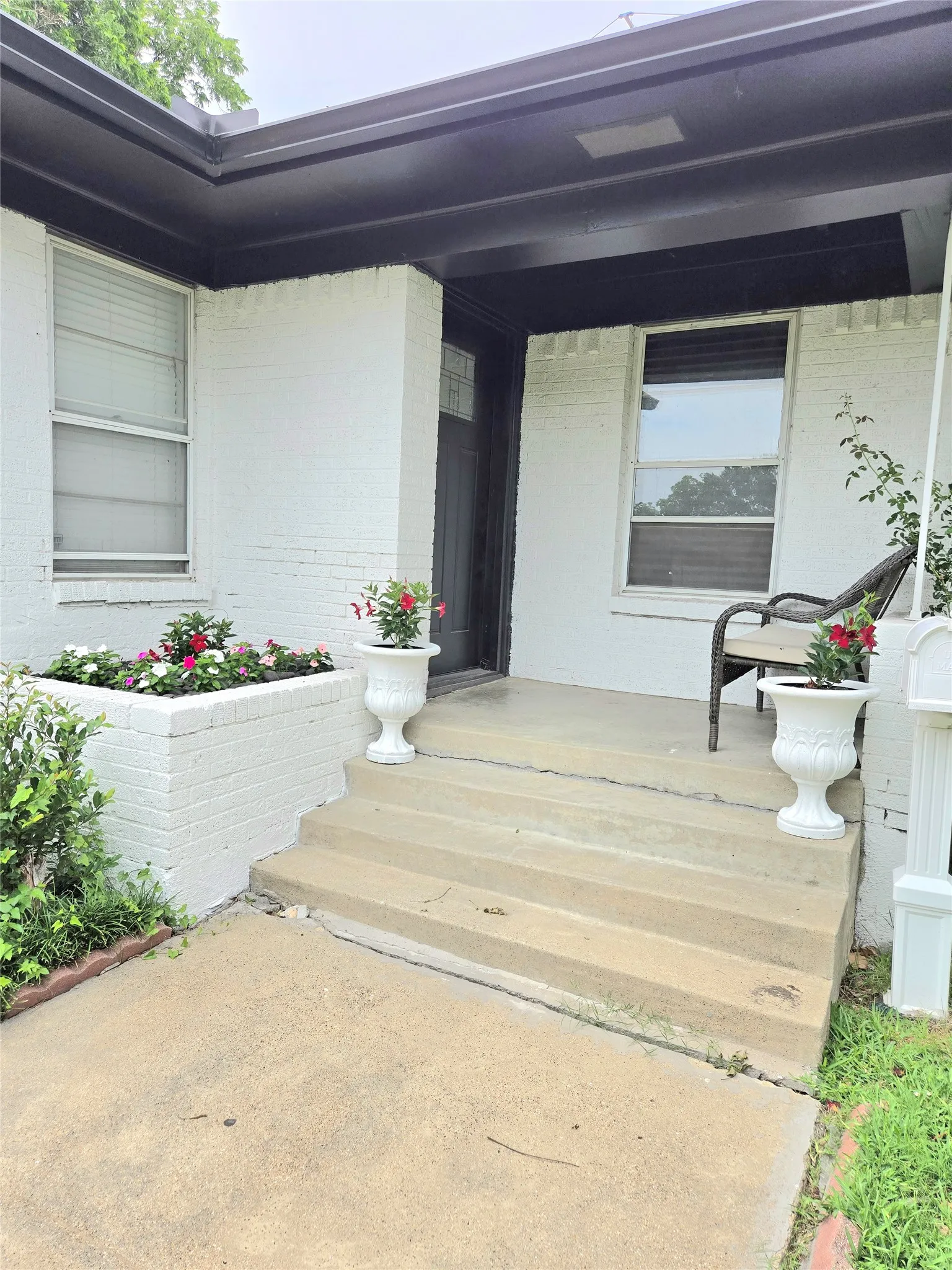 Cozy front porch welcomes you