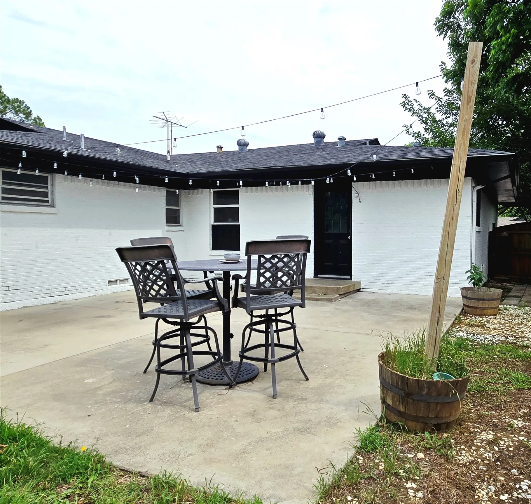 Large patio for entertaining
