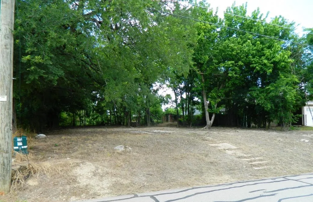 Lot as seen from the west side.