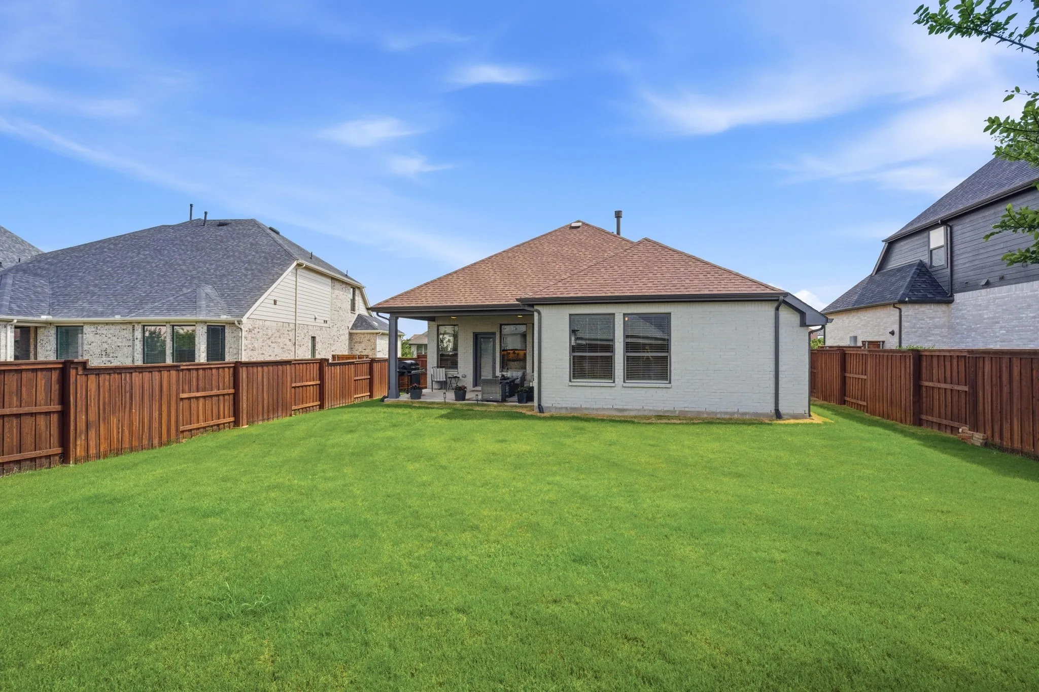 Another view of the back of the home.