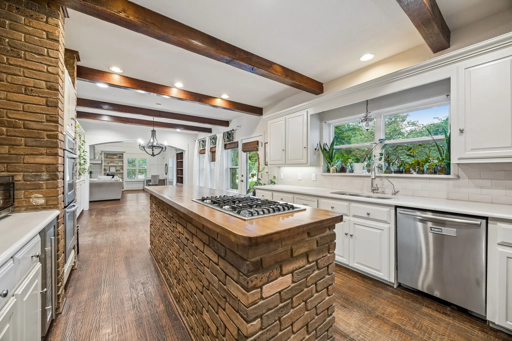 One more look at the kitchen with great views from every window.