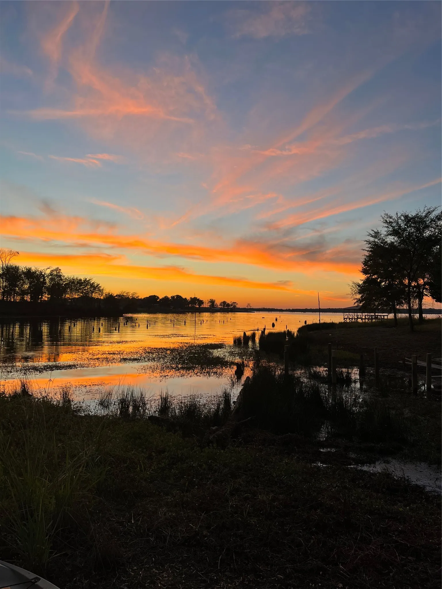 Amazing sunset views over the water!