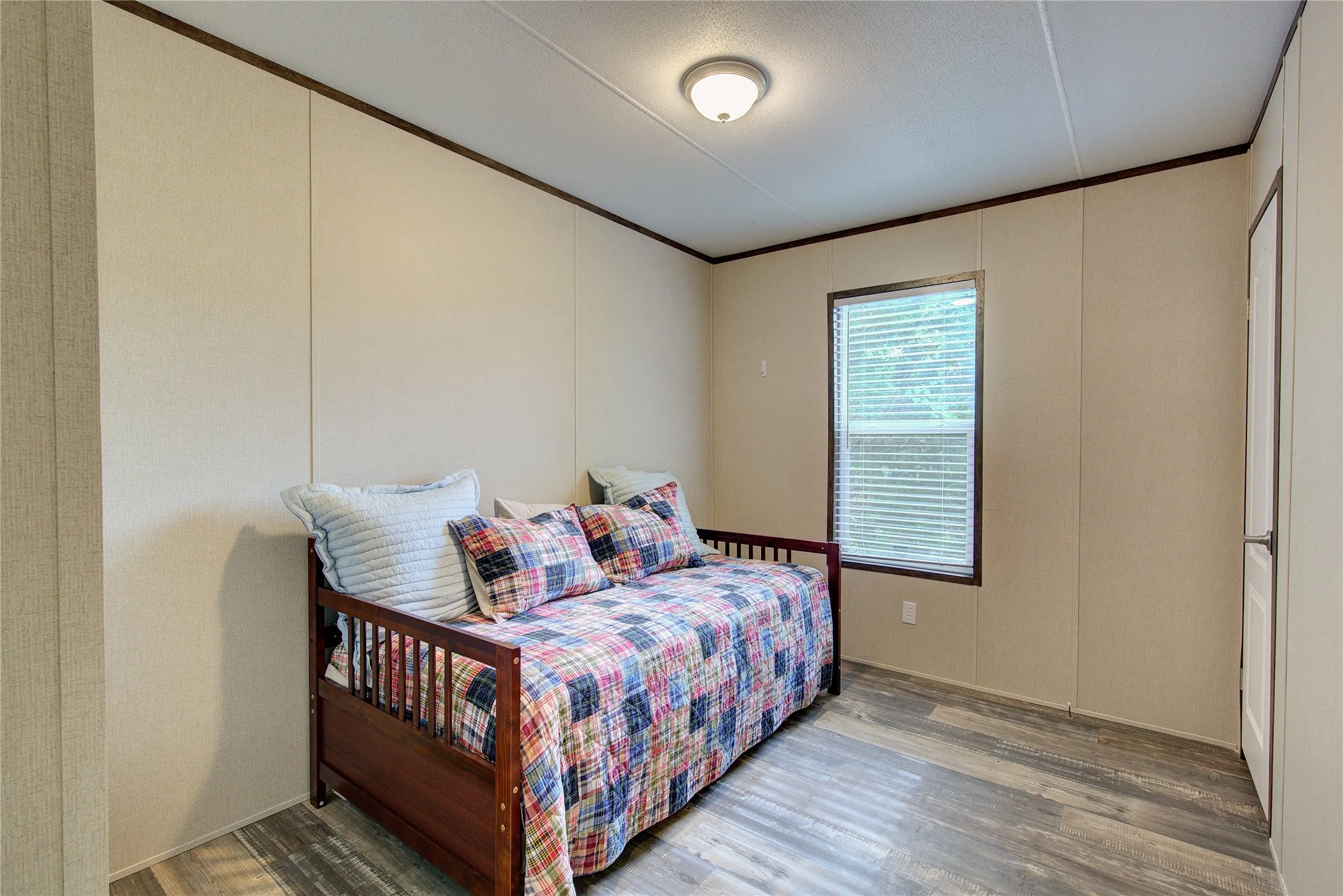 Split bedroom layout.  Bedroom 2.
