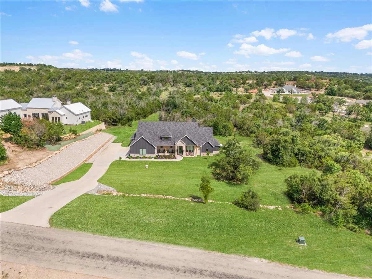 Aerial view of front of property