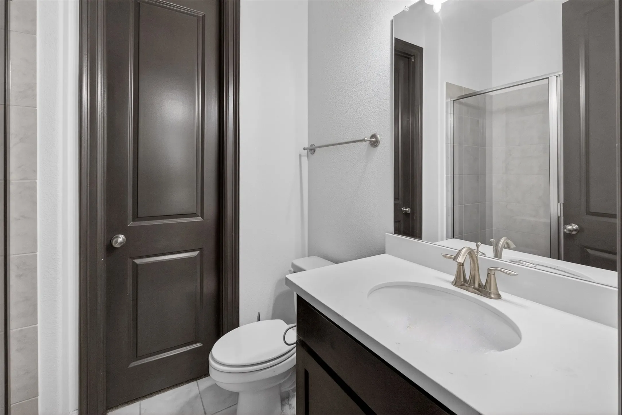Full bathroom down connected to bedroom for privacy