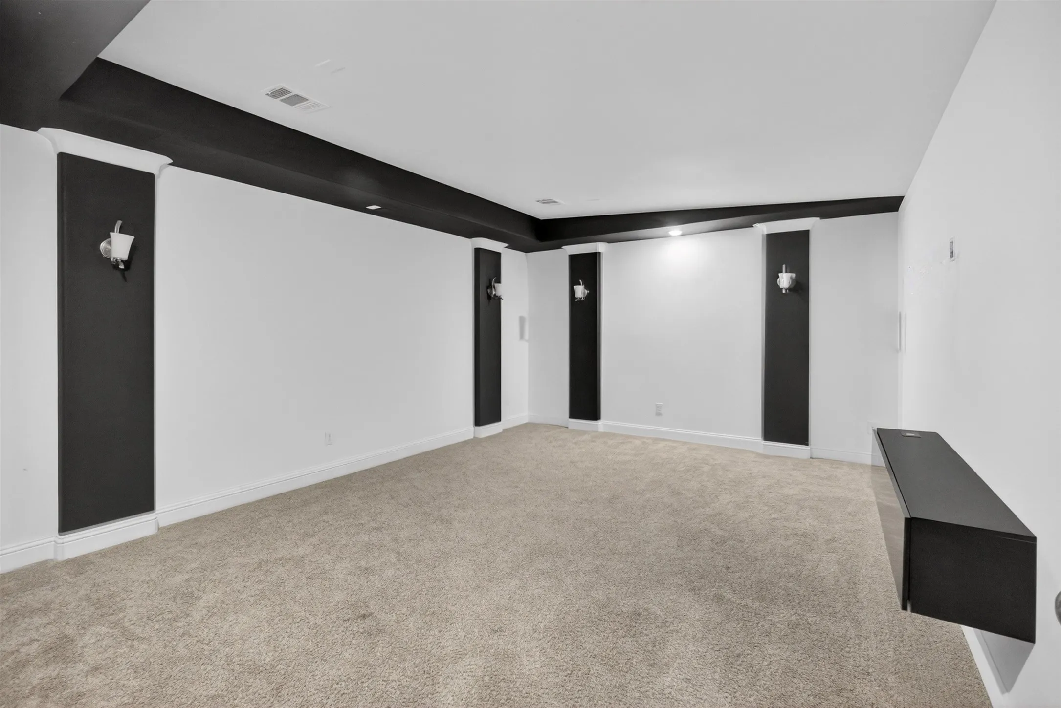 Unleash the possibilities with this media room!