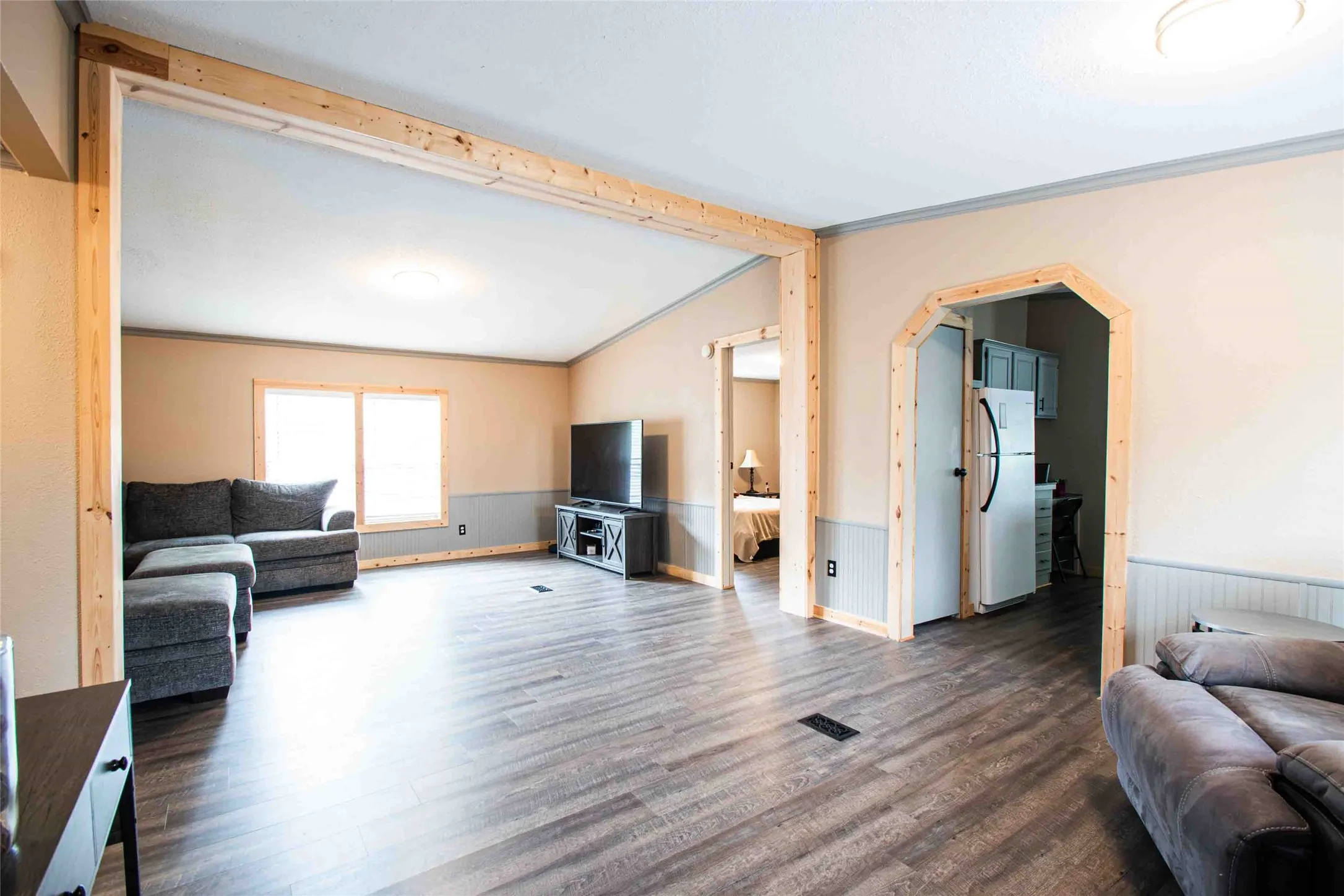 Entering the home into large living area