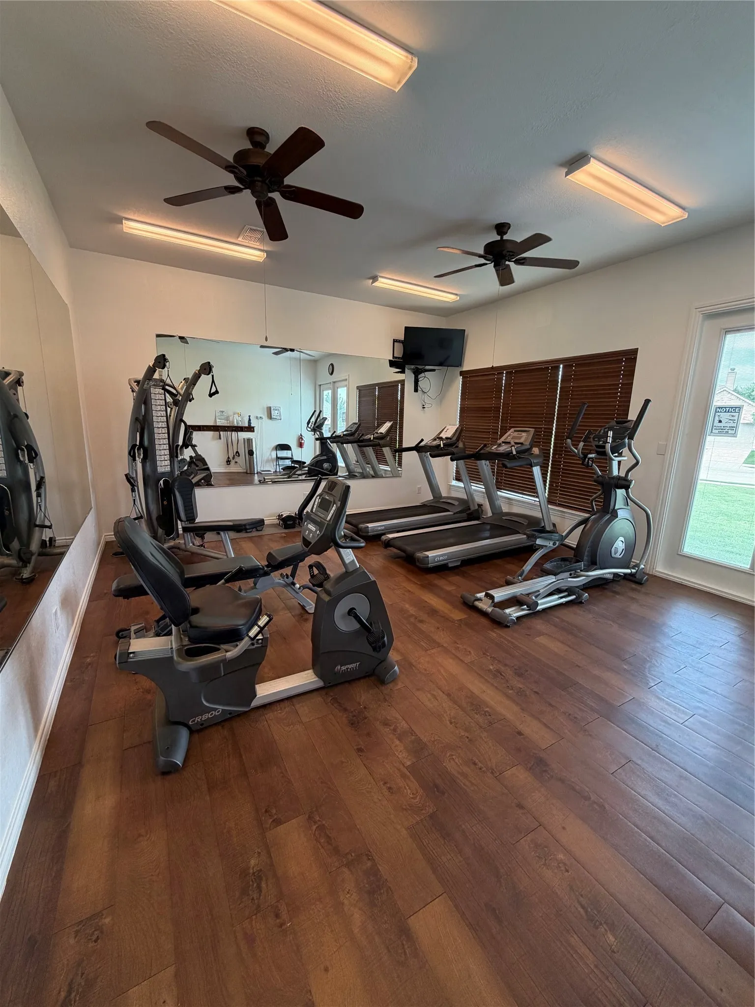 Isabella Village clubhouse workout room.