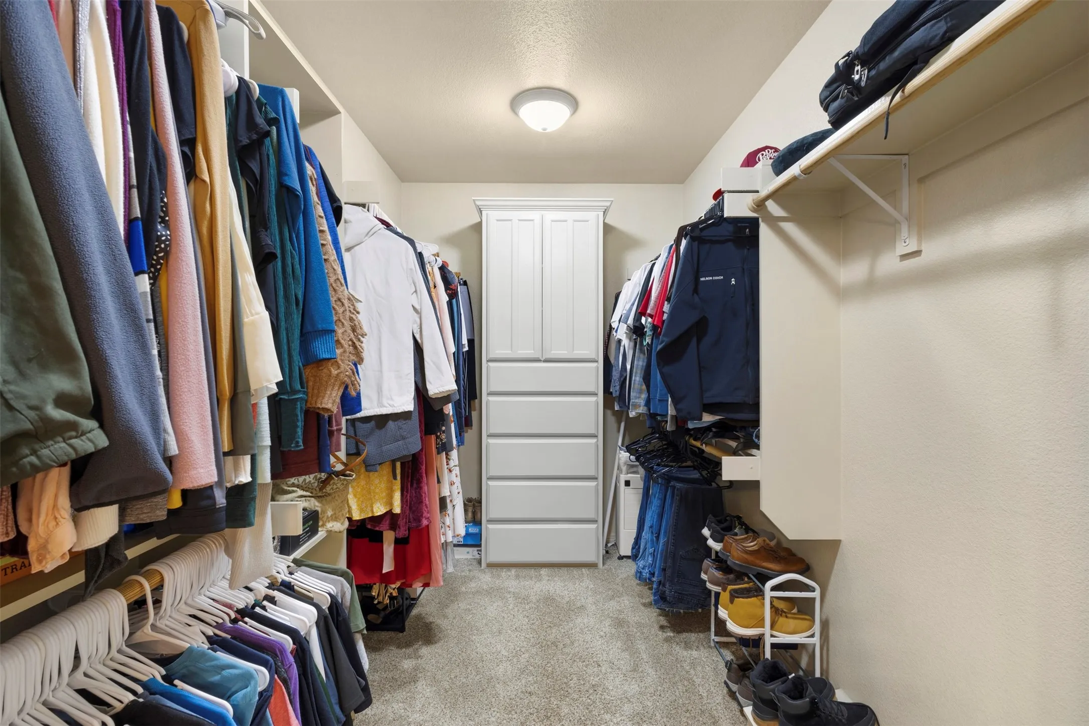 Primary closet
