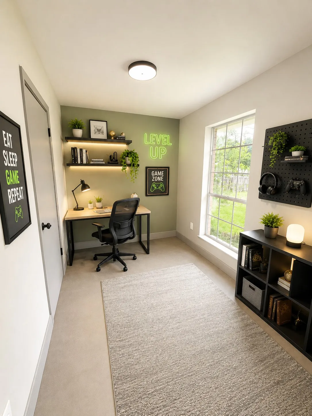 Staged Office Bonus Space