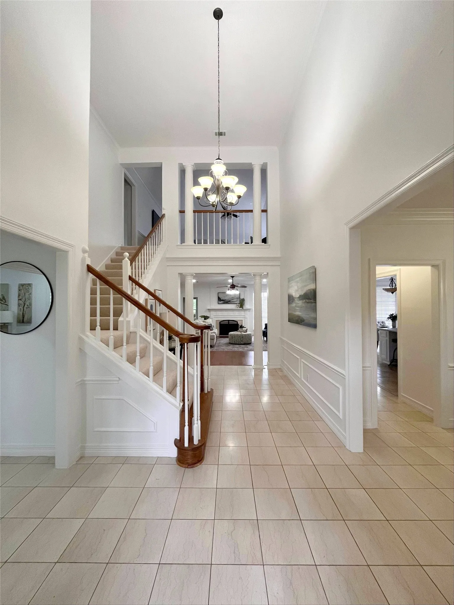 Soaring ceilings