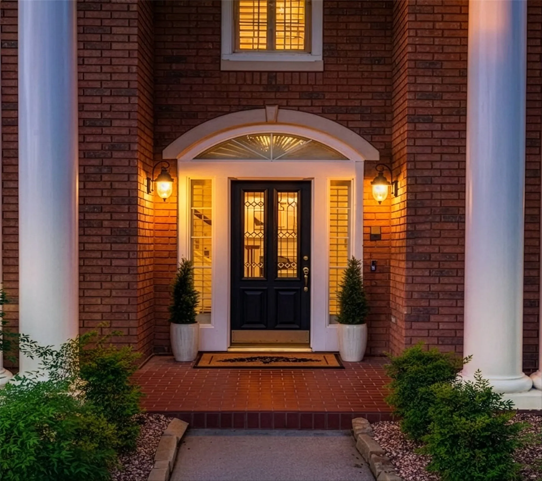 An inviting front porch that says WELCOME