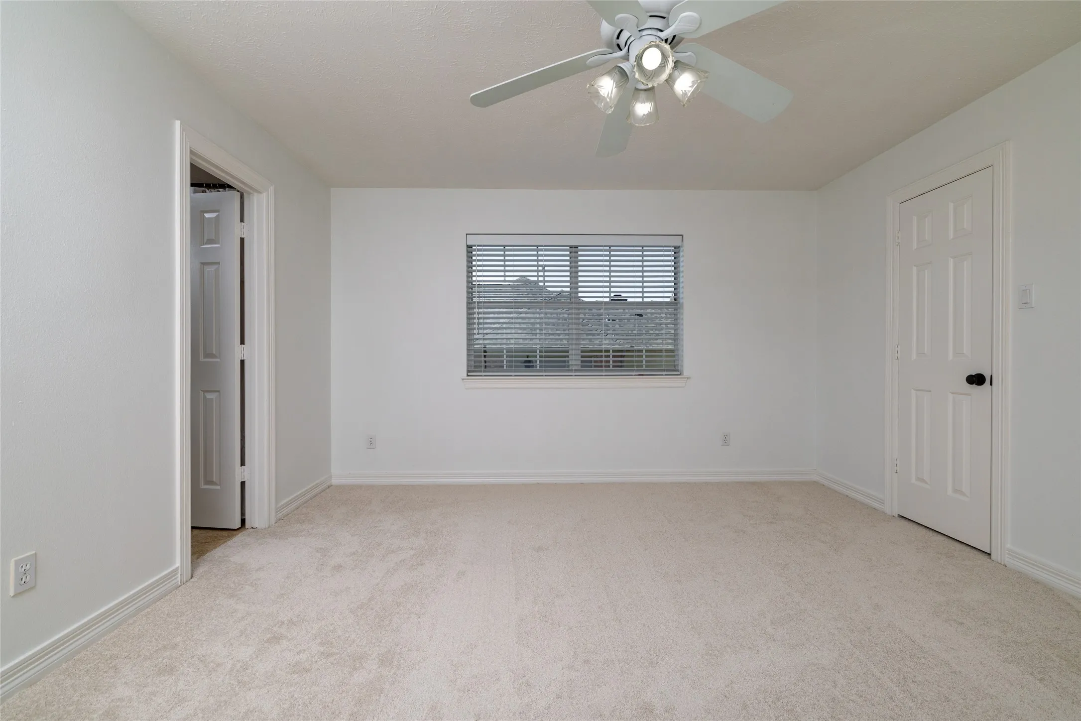 Another bedroom up.  They're ALL big and have walk-in closets