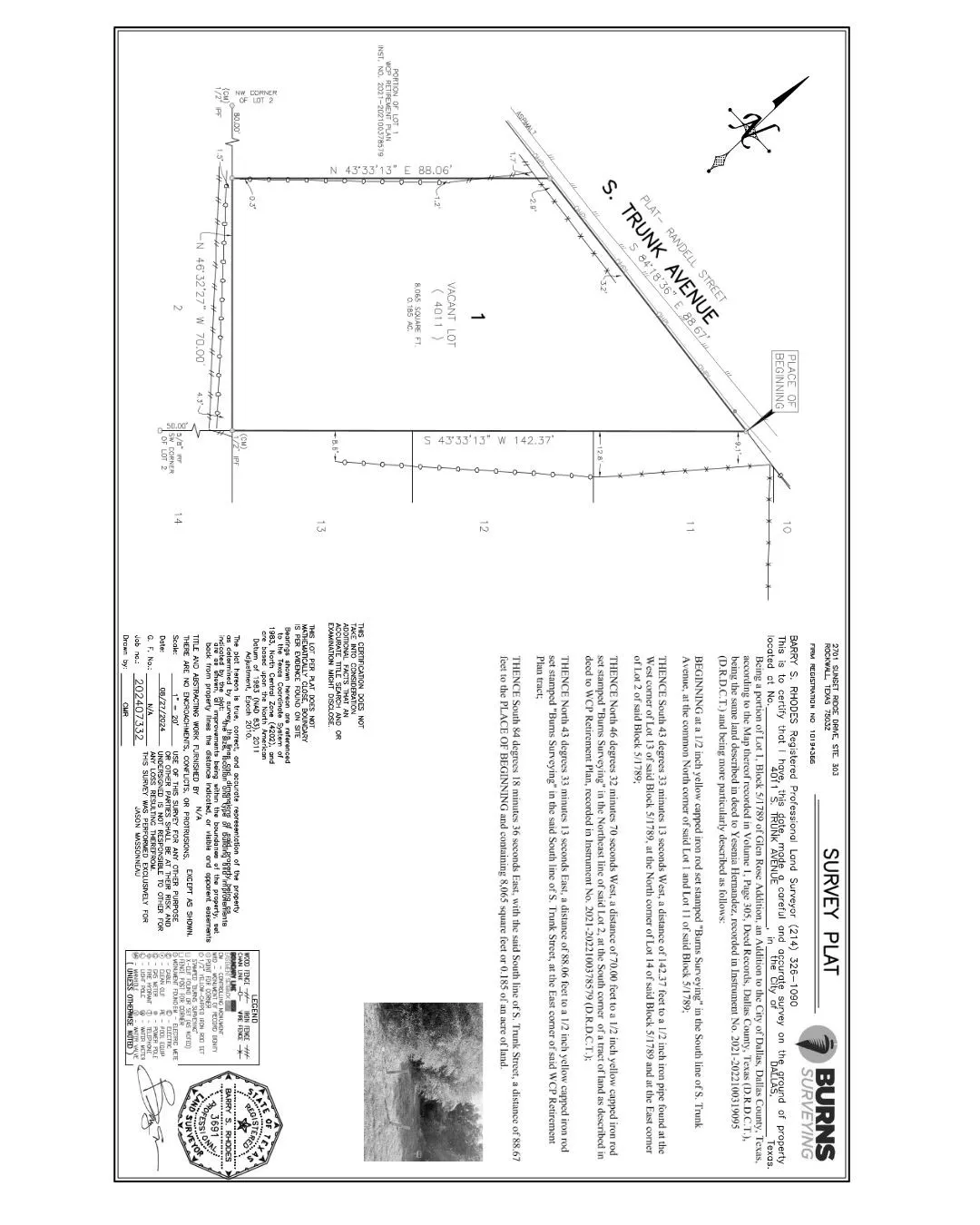 Unimproved Land For Sale in Dallas County , 4011 S Trunk Avenue, Dallas, Texas 75215, 0, 0, Garage spaces, 0 Sqft, built in 0, Price $80,000, mls#21281267, Real Estate Agent in Dallas, Homes For Sale in Dallas county, Homes For Sale in Dallas, Realtor in Dallas Texas, Real Estate Brokerage Independent Realty Texas, Luminita Cordes Realtor