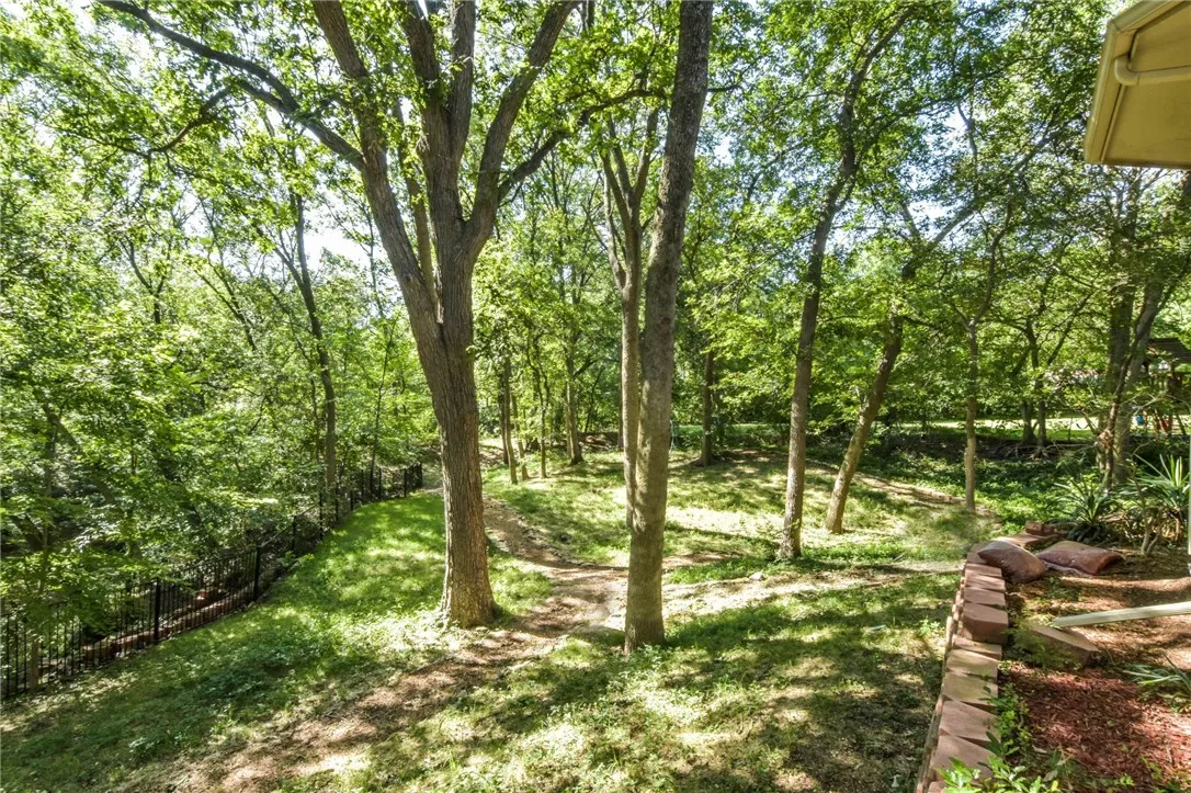 Great lot with lots of trees