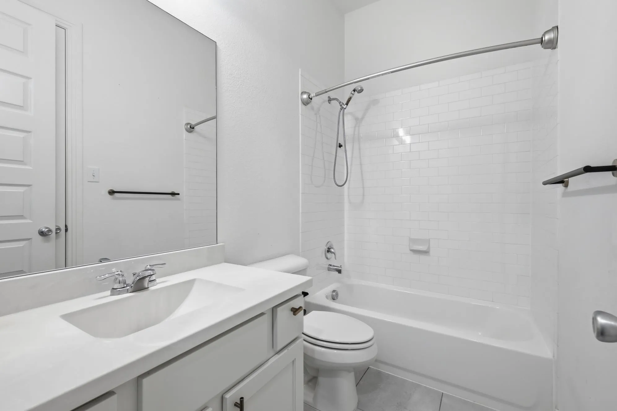 Bedroom virtually staged