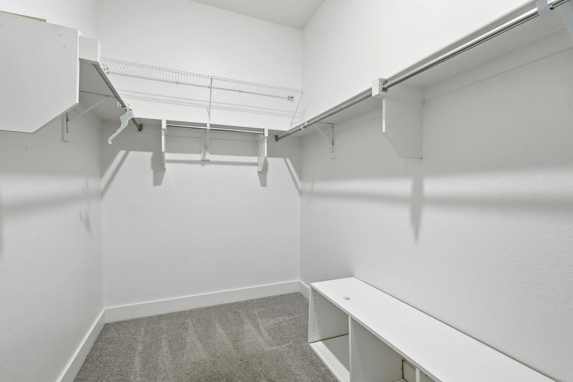 Extra large closet in the primary