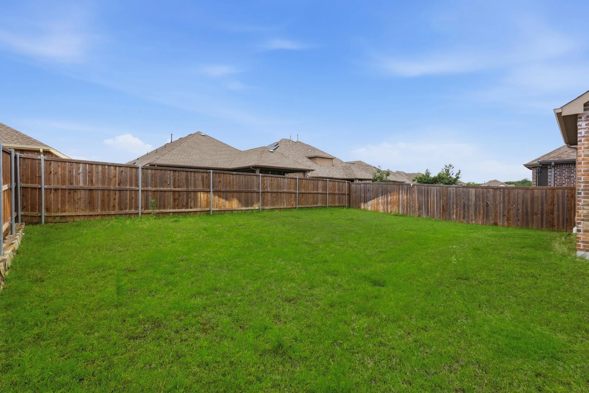 Large yard to play