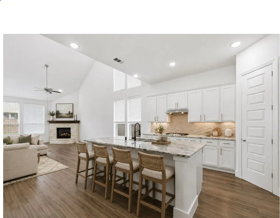 Kitchen virtually staged