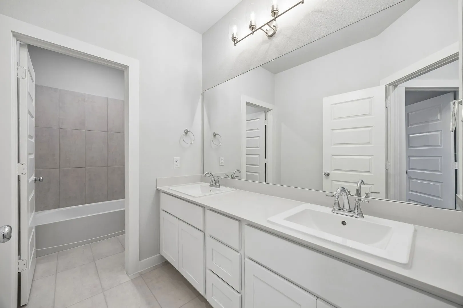 Bathroom in the Winters home plan by Trophy Signature Homes – REPRESENTATIVE PHOTO
