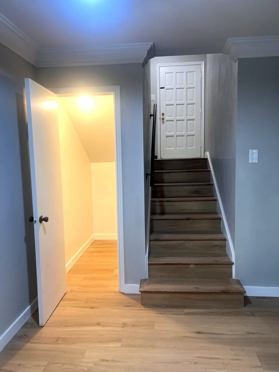 Extra closet next to the staircase
