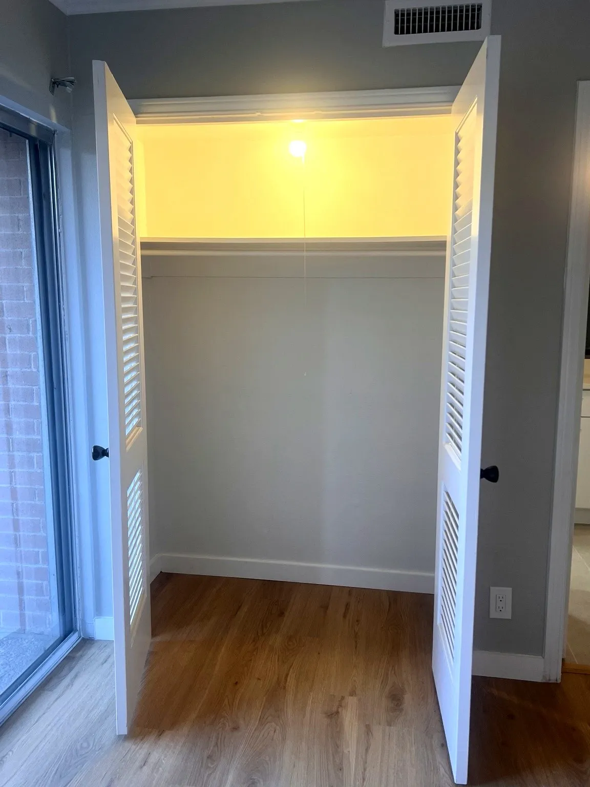 Closet space