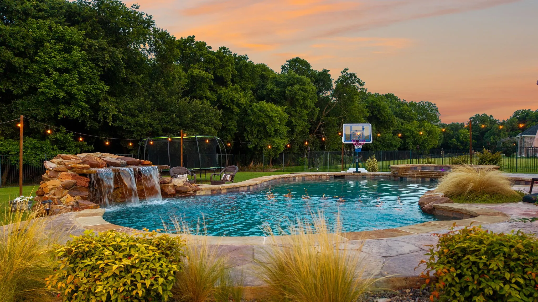 Resort style pool