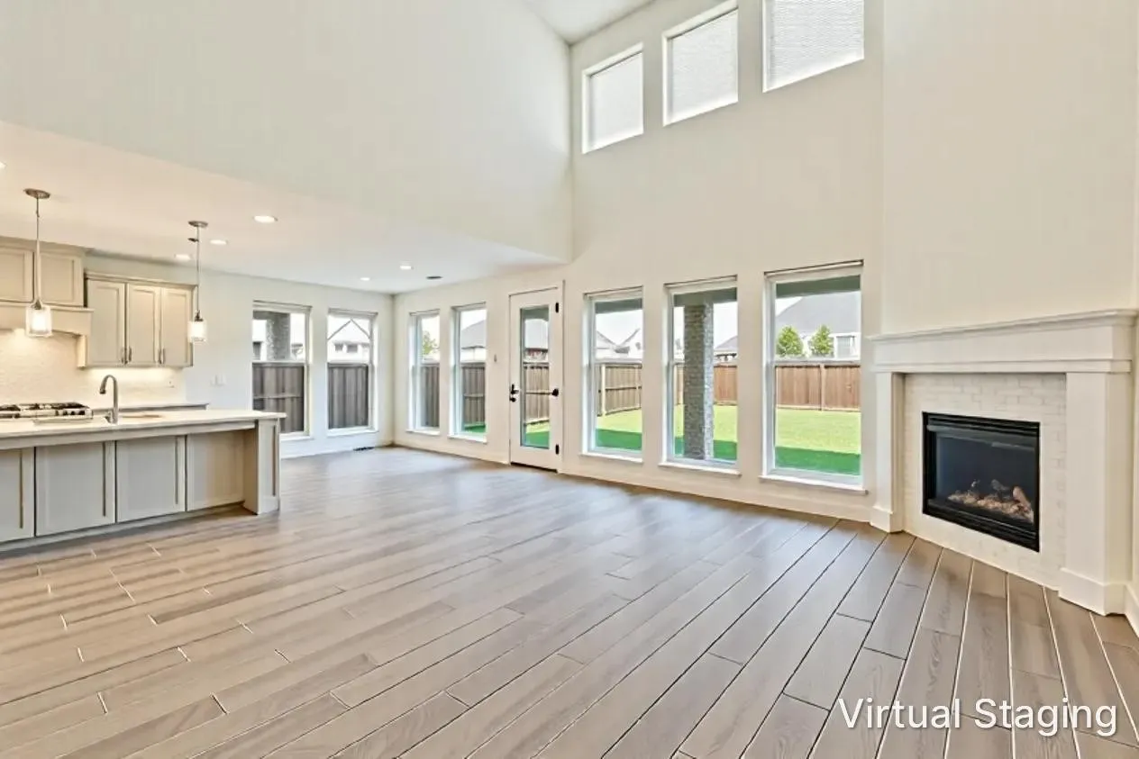 Grand Family Room.  Open floor concept.