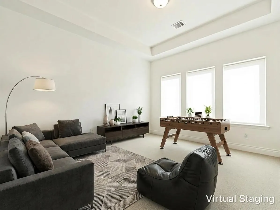 Upstairs Living Room or Game Room