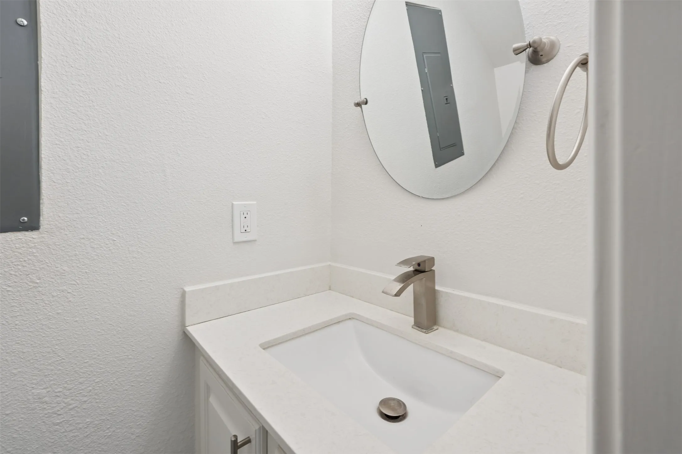 First floor powder room