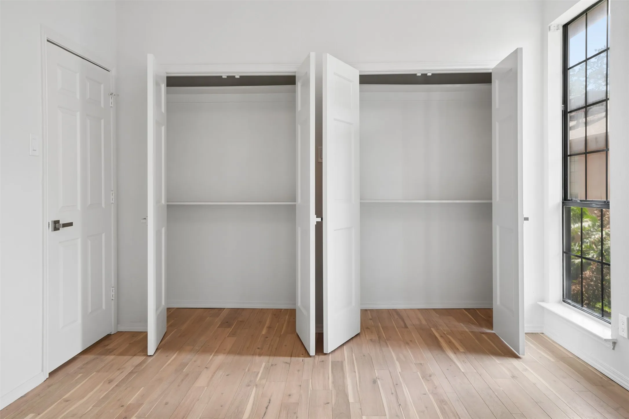 Primary bedroom closets