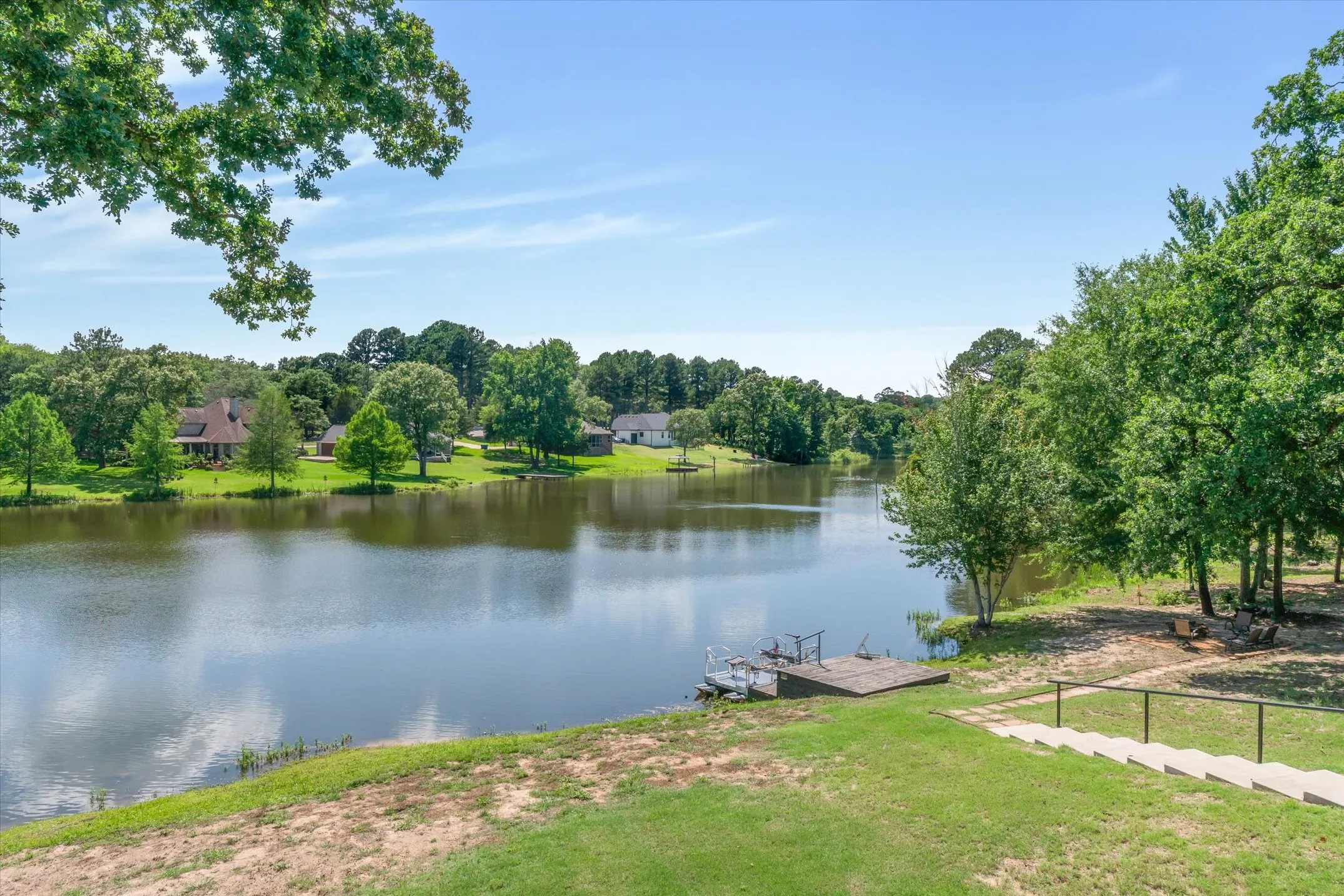Property sits in a great location on the lake with all the open views