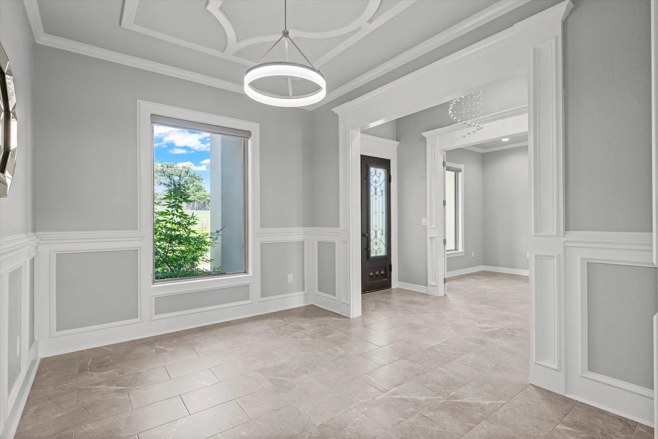 The formal dining room