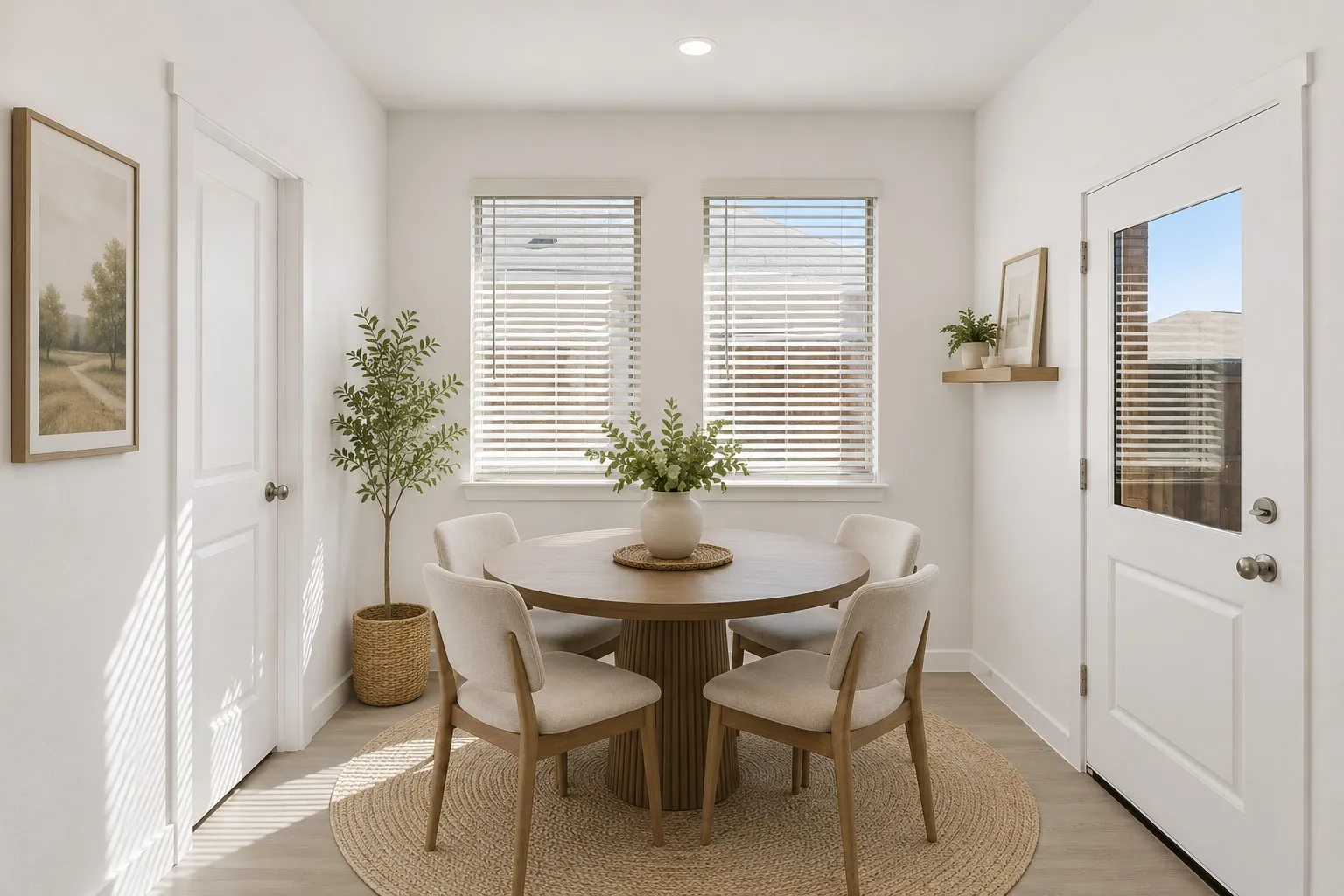 Breakfast Nook - virtually staged