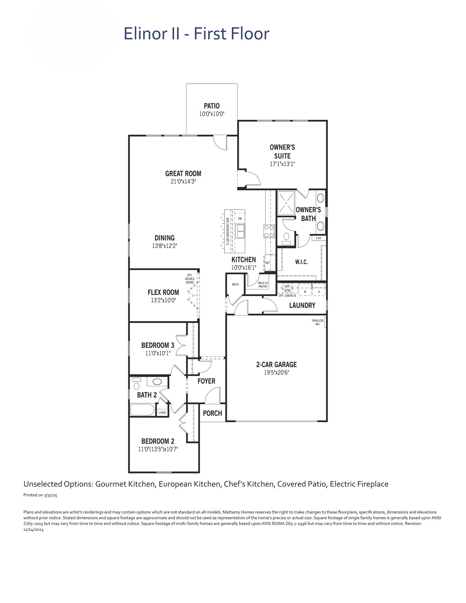 Elinor II Floor Plan