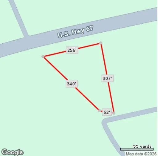 Property Map. Illustrating the boundaries and dimensions of the property: Lot# 95