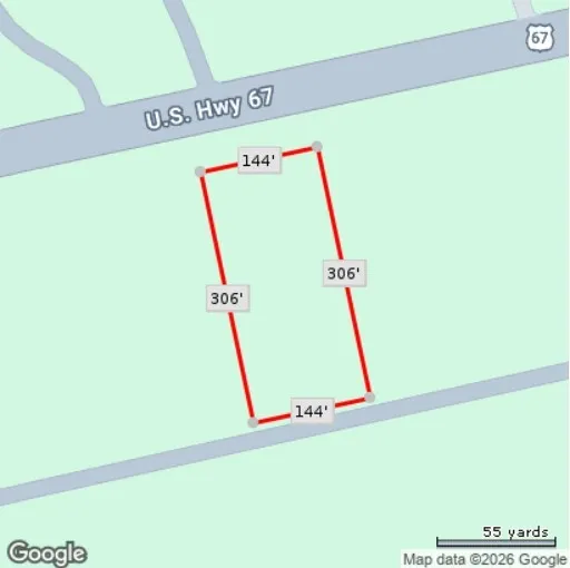 Property Plat. Illustrating the dimensions and boundaries of the property: Lot# 101