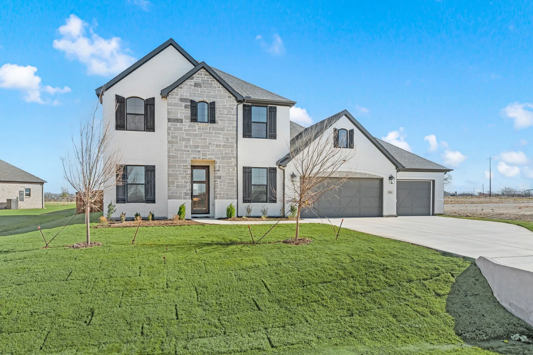Single Family Residence For Sale in Wise County , 116 Evanston Court, New Fairview, Texas 76078, 4 Bedroom, 3 Bathroom, 3 Garage spaces, 3,055 Sqft, built in 2026, Price $640,000, mls#21282648, Real Estate Agent in New Fairview, Homes For Sale in Wise county, Homes For Sale in New Fairview, Realtor in New Fairview Texas, Real Estate Brokerage Independent Realty Texas, Luminita Cordes Realtor