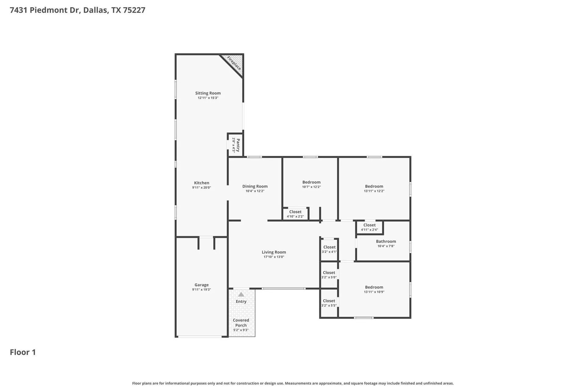 Single Family Residence For Sale in Dallas County , 7431 Piedmont Drive, Dallas, Texas 75227, 3 Bedroom, 1 Bathroom, 1 Garage spaces, 1,469 Sqft, built in 1953, mls#21275318, Real Estate Agent in Dallas, Homes For Sale in Dallas county, Homes For Sale in Dallas, Realtor in Dallas Texas, Real Estate Brokerage Independent Realty Texas, Luminita Cordes Realtor