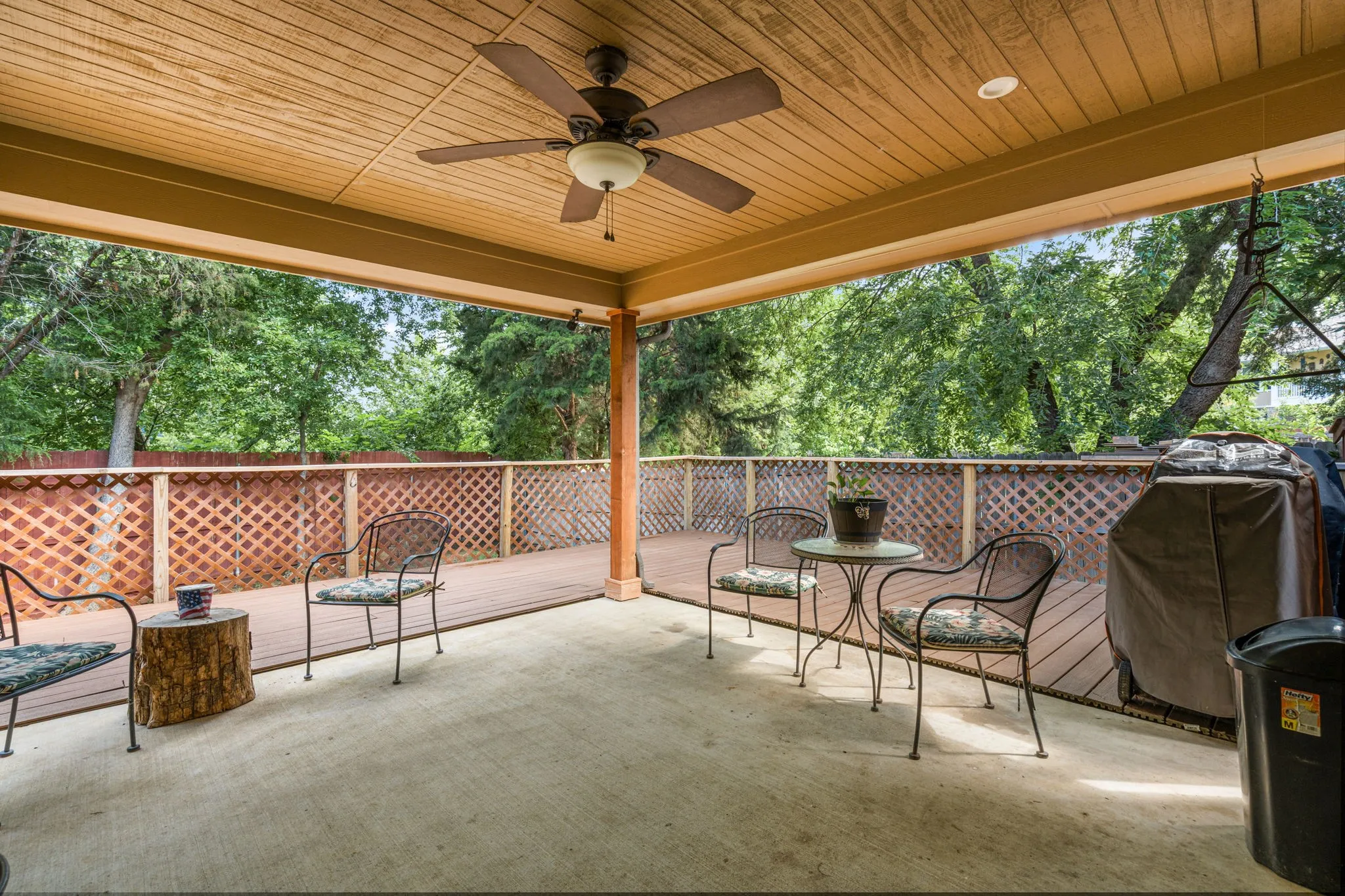 Backyard patio