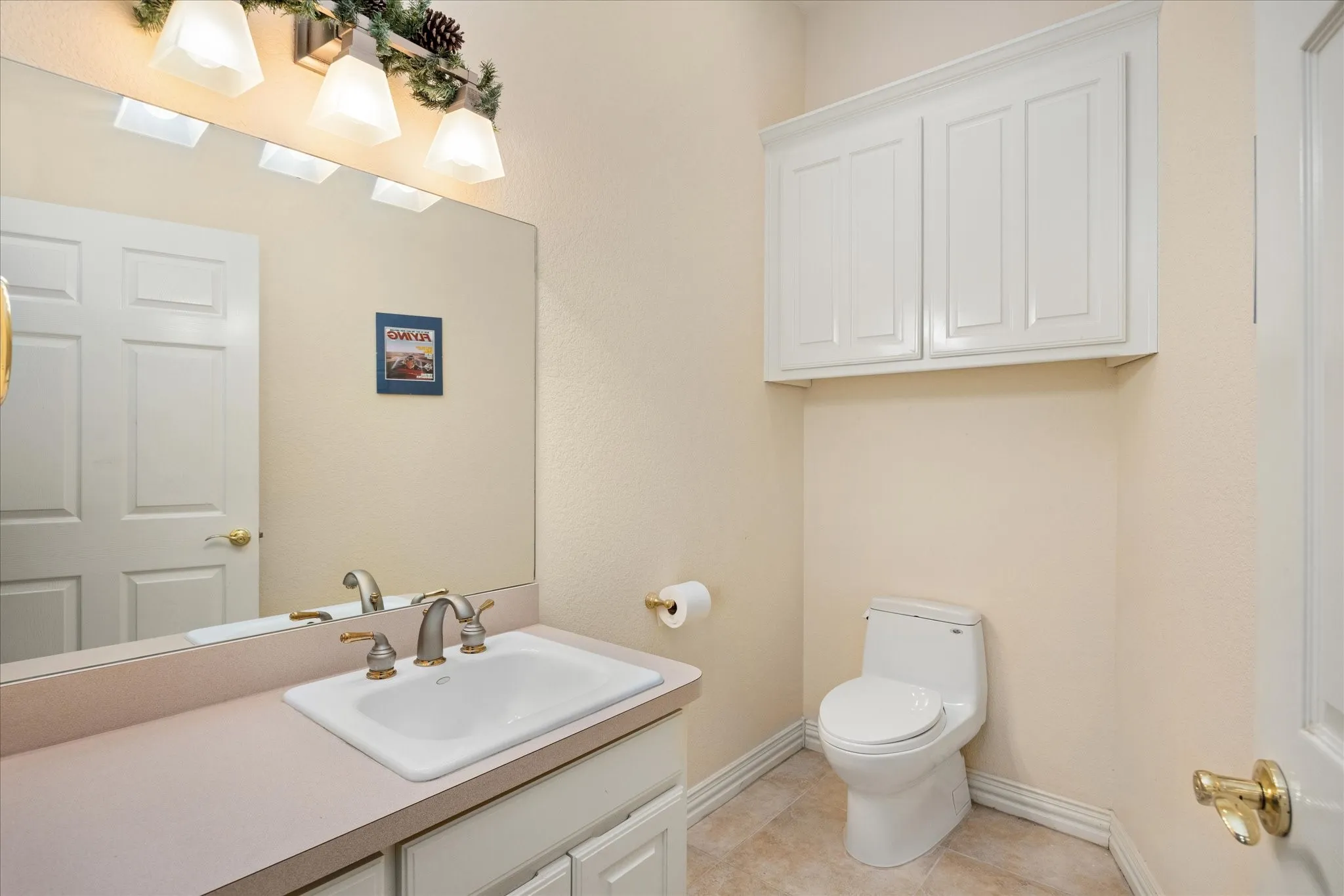 Hangar/office bathroom