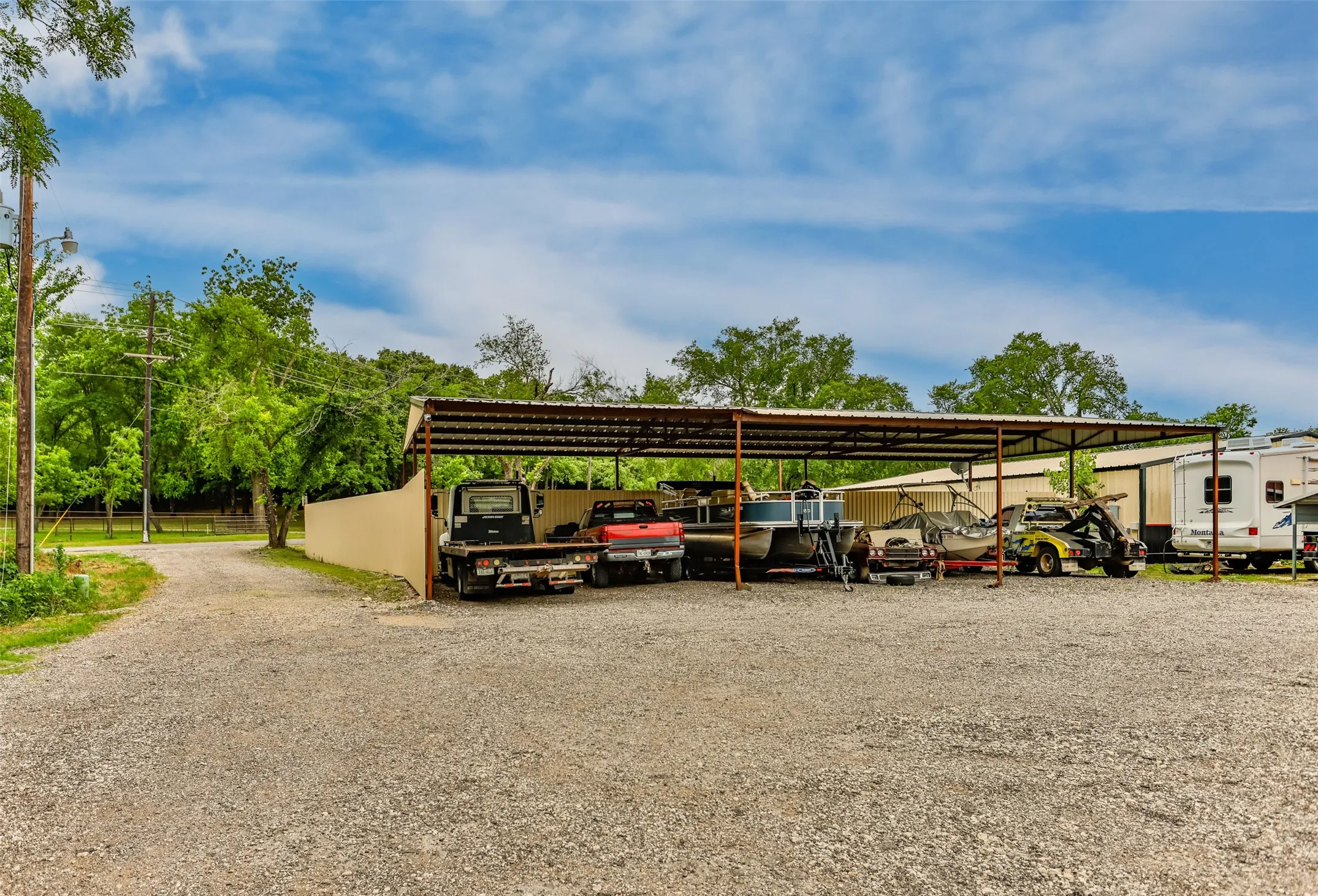 30 x 60 metal top parking structure