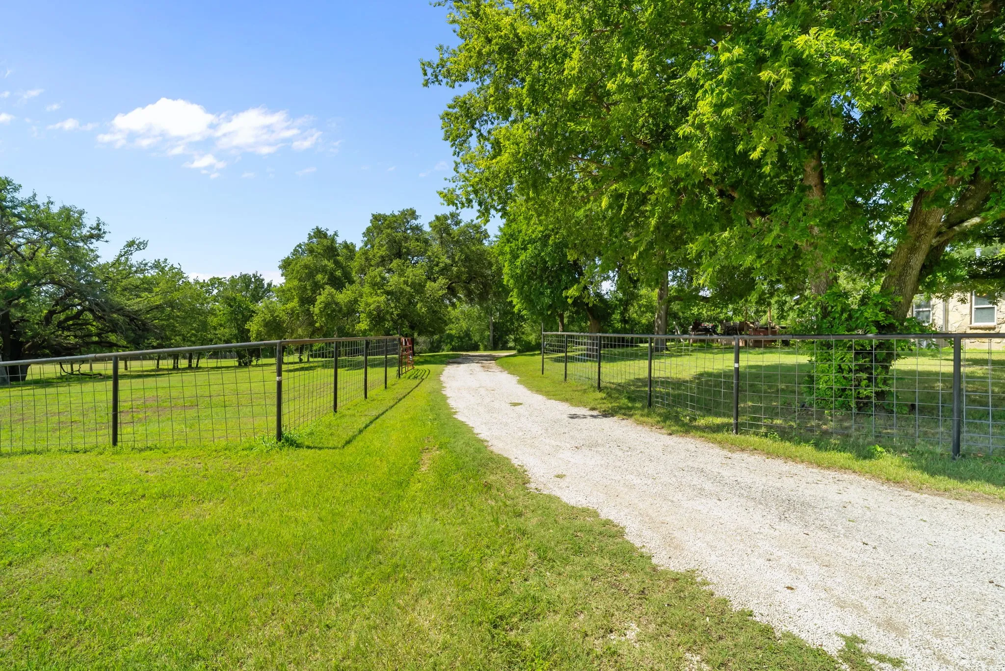Driveway to house