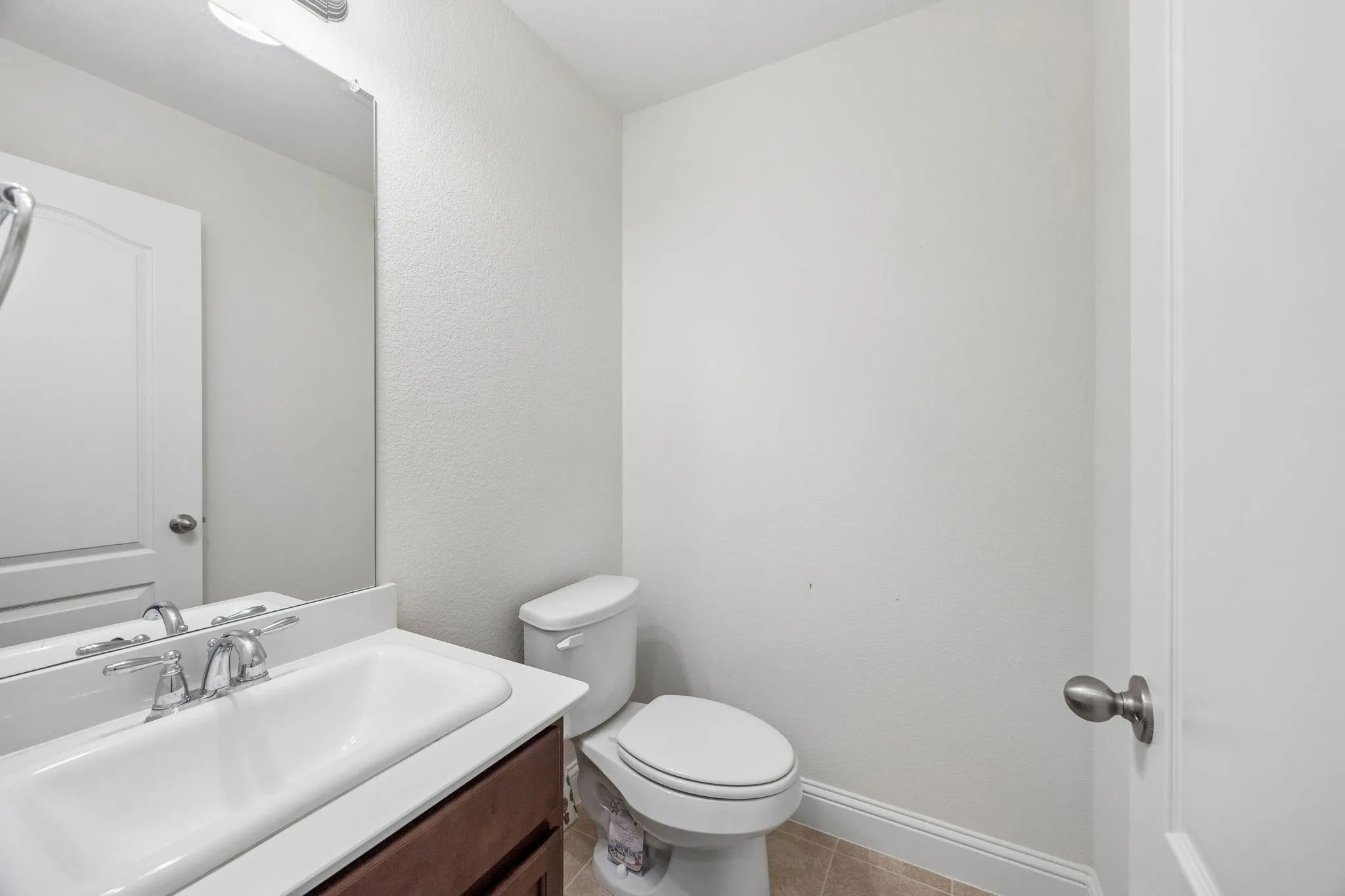 Upstairs half bathroom for convenience.