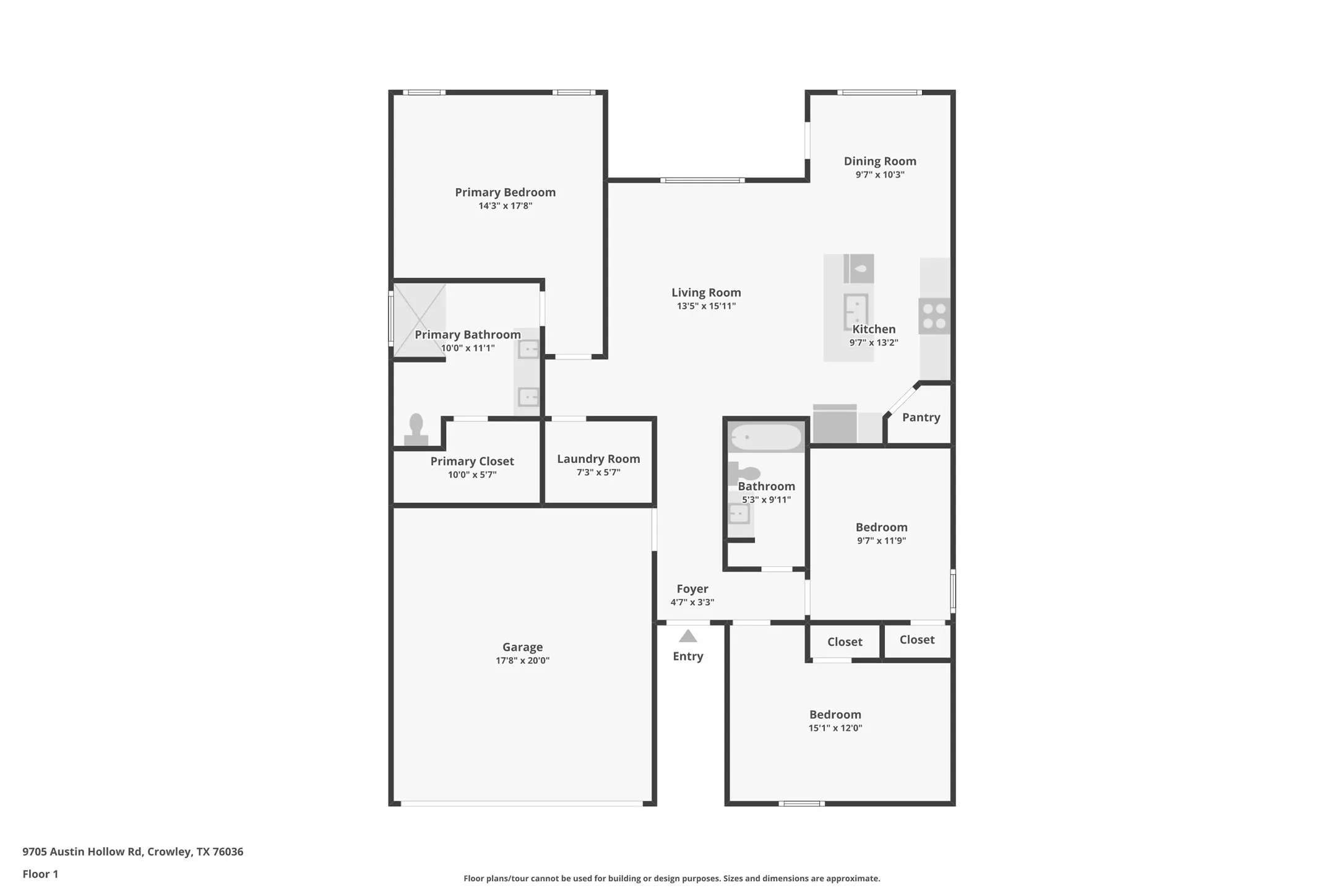 Single Family Residence For Sale in Johnson County , 9705 Austin Hollow Road, Crowley, Texas 76036, 3 Bedrooms, 2 Bathrooms, 2 Garage spaces, 1,446 Sqft, built in 2025, Price $324,500, mls#21283305, Real Estate Agent in Crowley, Homes For Sale in Johnson county, Homes For Sale in Crowley, Realtor in Crowley Texas, Real Estate Brokerage Independent Realty Texas, Luminita Cordes Realtor