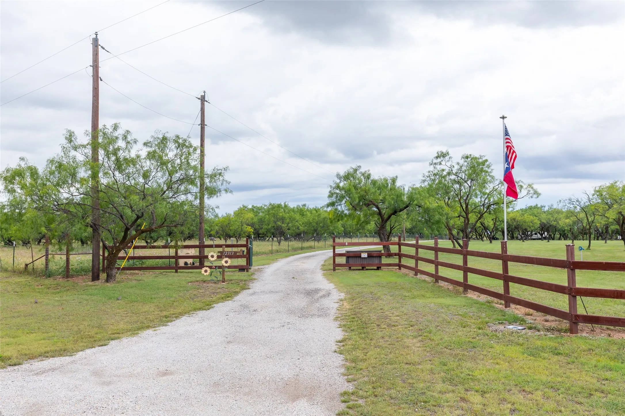 Private gated entrance
