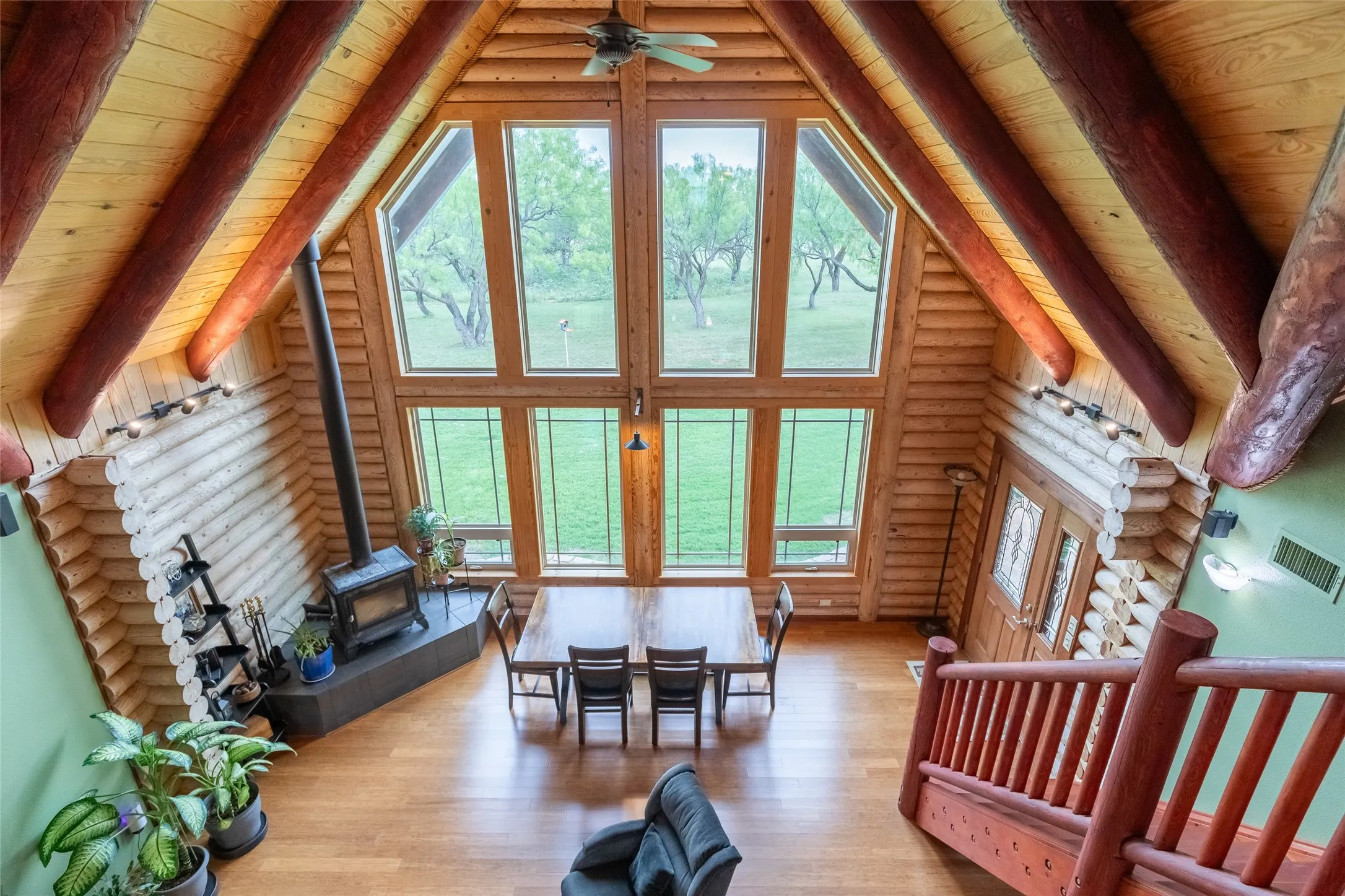 View from the second living area
