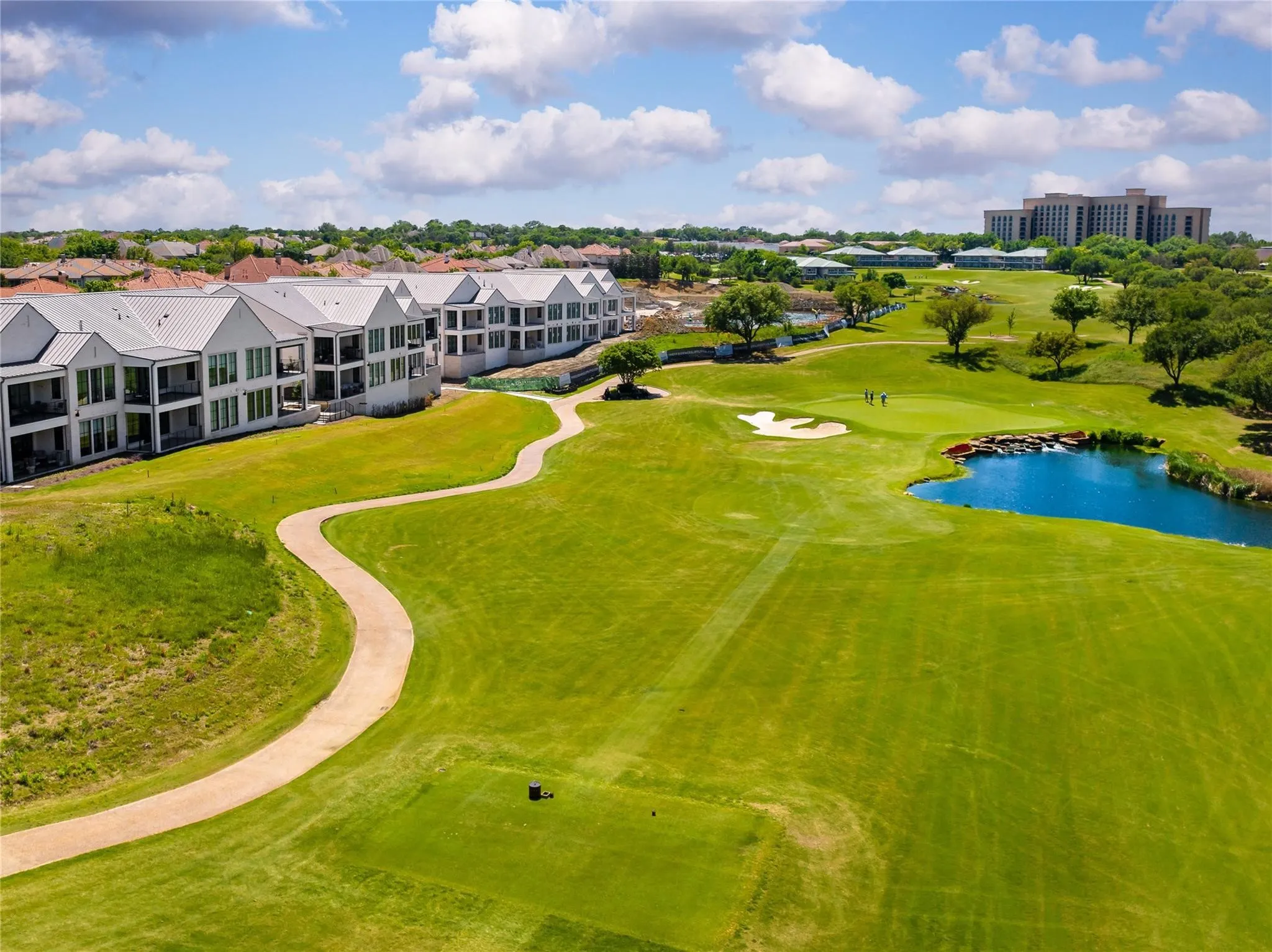 Aerial view of the TPC golf course