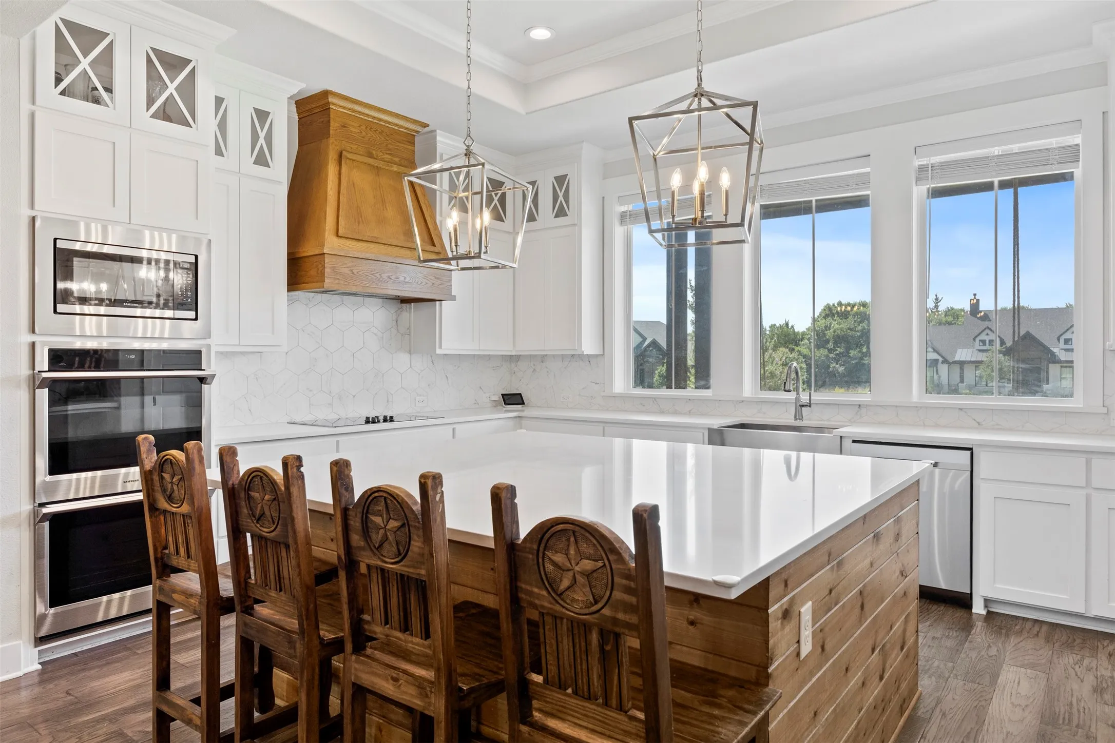 Double Ovens in Kitchen