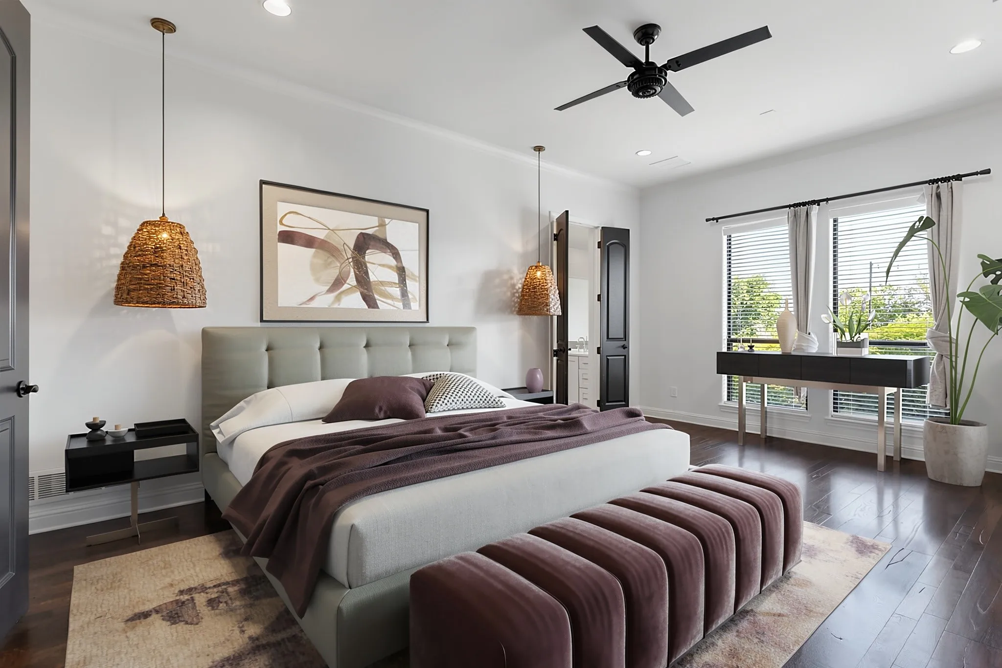 Virtually Staged - Primary Bedroom